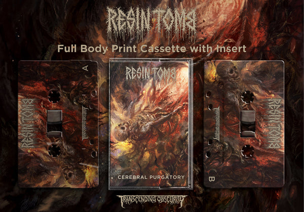 Resin Tomb "Cerebral Purgatory" Hand-numbered Edition Cassette