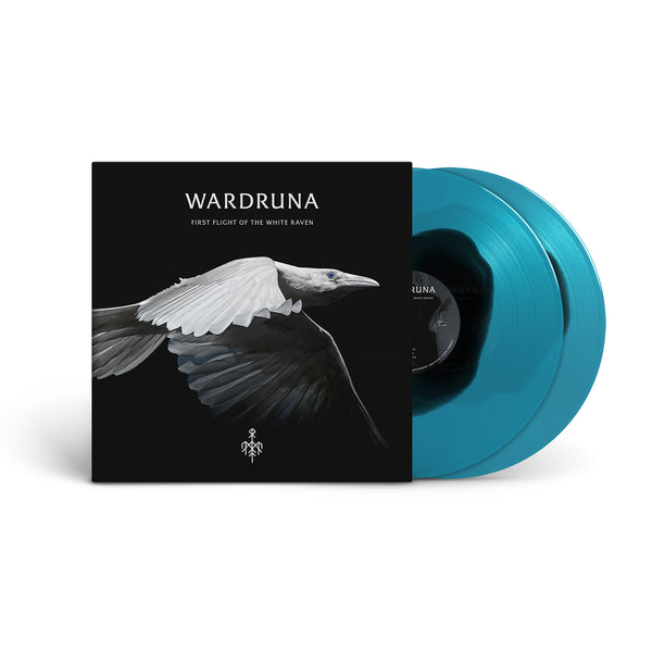 Wardruna "Kvitravn - First Flight of the White Raven (Royal Blue w/ Black Orb)" Limited Edition 2x12"