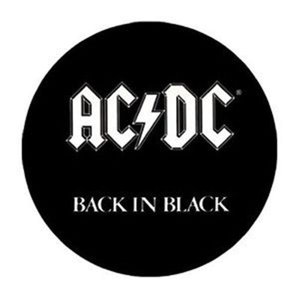 AC/DC "Back In Black" Button