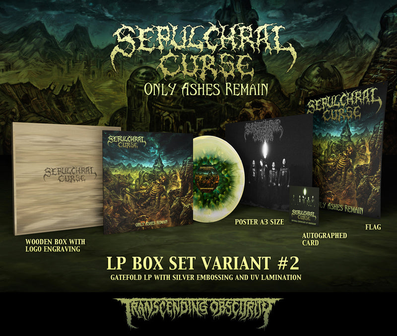 Sepulchral Curse (Finland) "Only Ashes Remain LP Box Set v2" Limited Edition Boxset