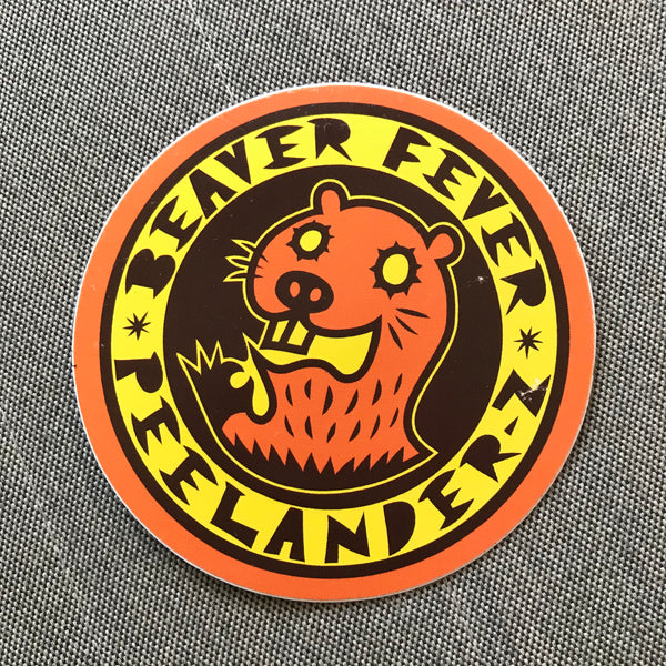Peelander-Z "Beaver Sticker" Stickers & Decals