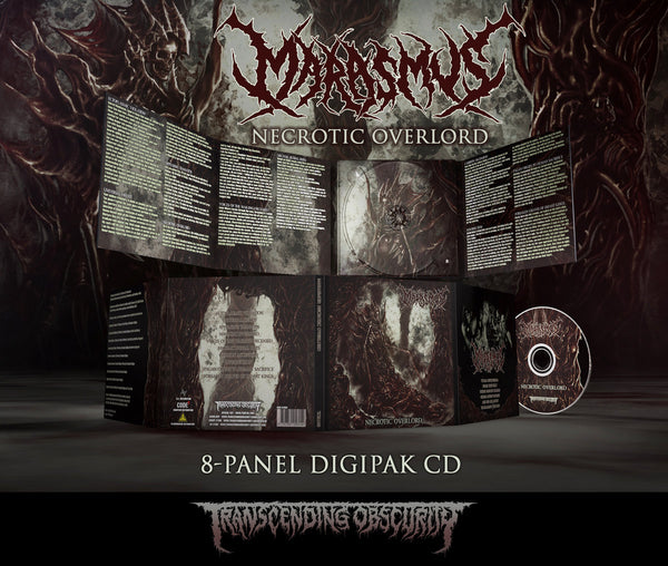 Marasmus (US) "Necrotic Overlord Digipak CD" Limited Edition CD