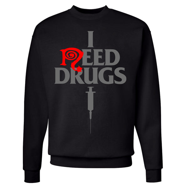 Necro "I Need Drugs" Crewneck Sweatshirt