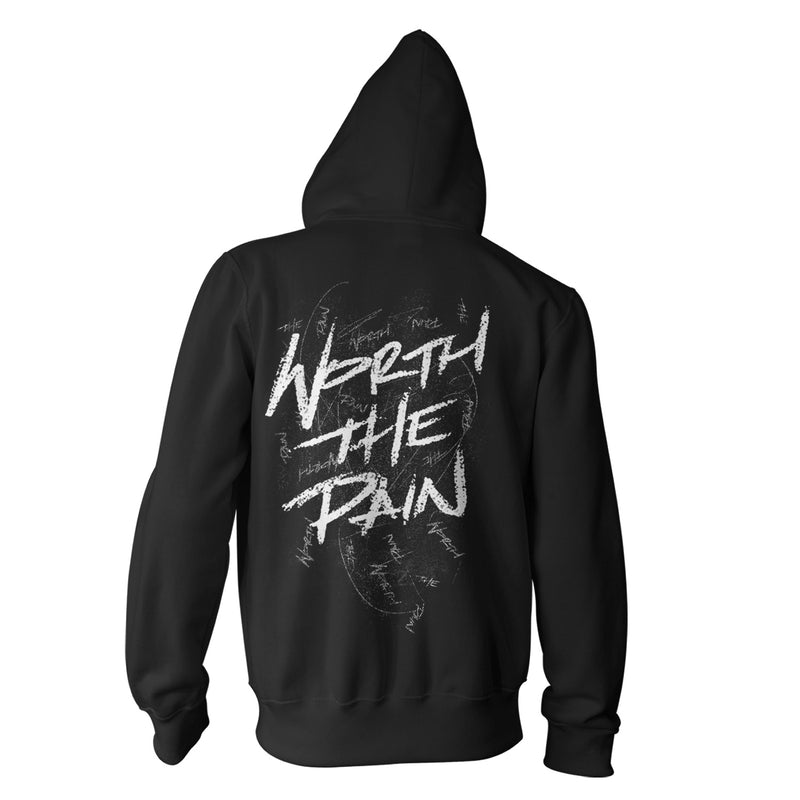 Letters From the Fire "Worth The Pain" Zip Hoodie