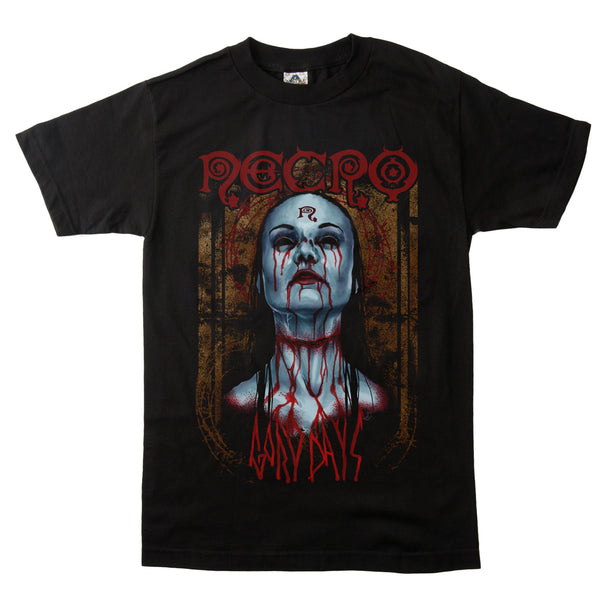 Necro "Gory Days Throat Sliced" T-Shirt