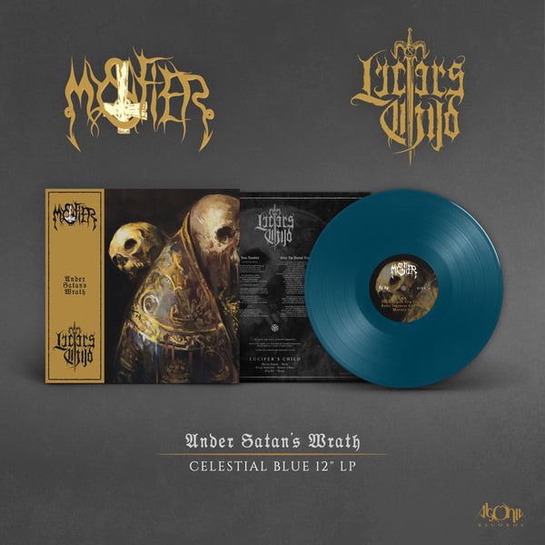 Mystifier / Lucifer's Child "Under Satan's Wrath (sea blue)" Limited Edition 12"