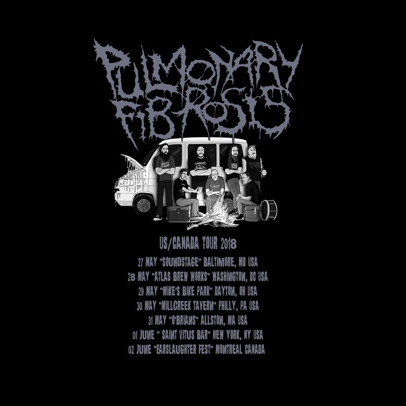 Pulmonary Fibrosis "US / Canada Tour 2018 Limited Shirt" Limited Edition T-Shirt