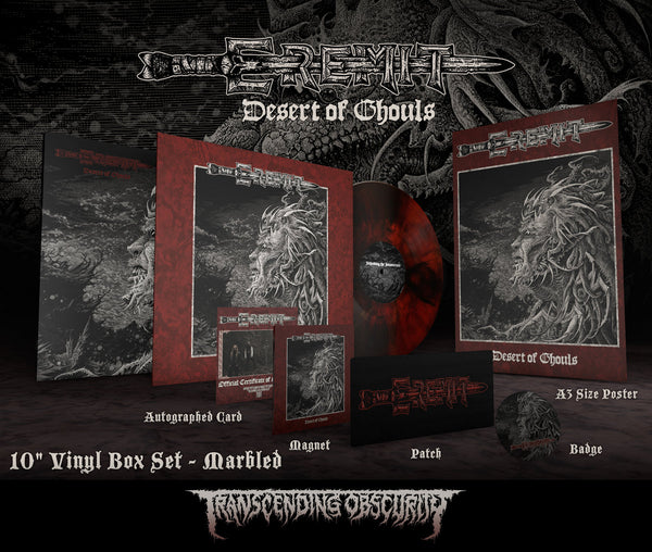 Eremit (Germany) "Desert of Ghouls Marble LP Boxset" Limited Edition Boxset