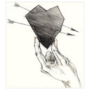 Derek Hess "Pull The Arrows From Your Blackened Heart" Prints