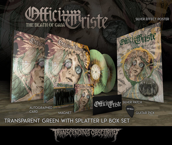 Officium Triste (Netherlands) "The Death Of Gaia (Splatter LP Box set)" Limited Edition Boxset