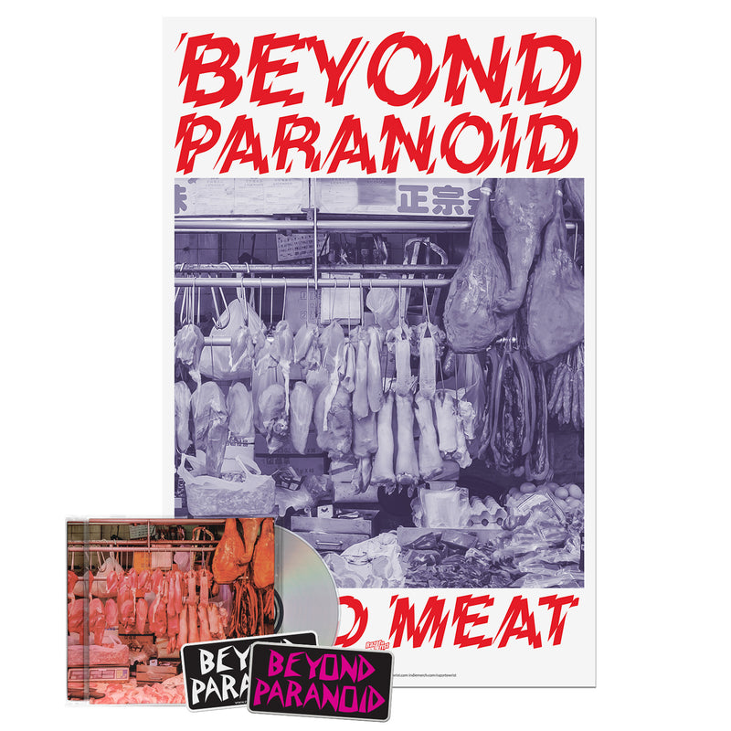 Beyond Paranoid "Dead Meat CD/Patch/Sticker/Limited Poster Bundle" Bundle