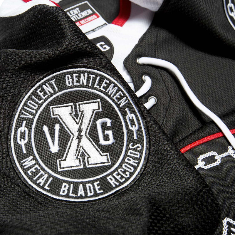 Metal Blade Records "Axe Logo Hockey Jersey" Hockey Jerseys