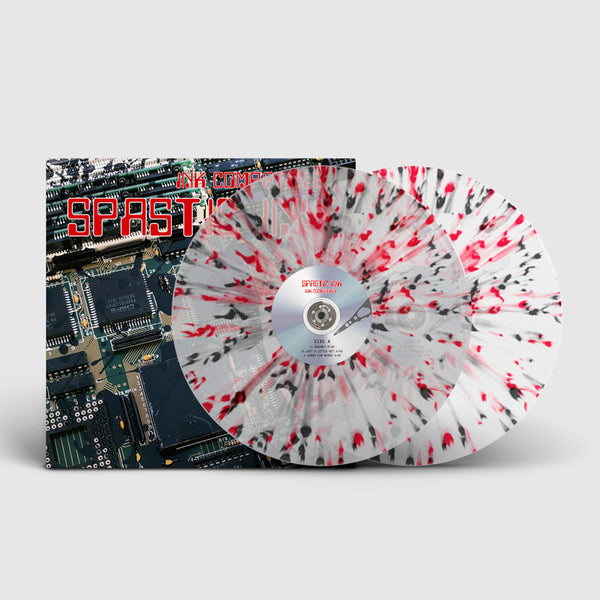 Spastic Ink "Ink Compatible 2LP (Clear w/ Black & Red Splatter)" Limited Edition 2x12"