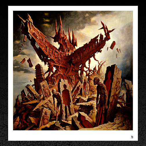 Dan Seagrave "Landmine Marathon. Album Cover" Prints