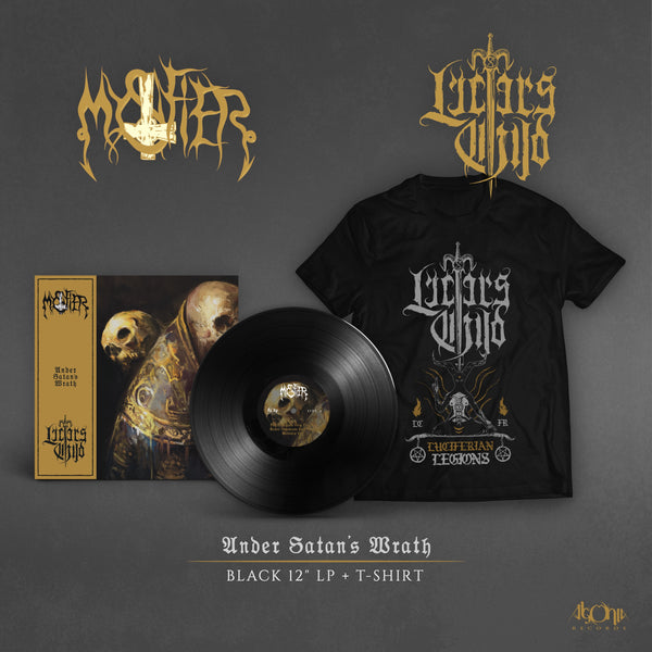 Mystifier / Lucifer's Child "Under Satan's Wrath Black LP + LC Tee" Bundle