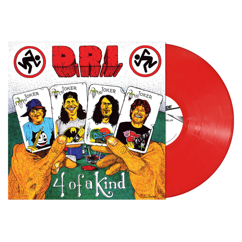 D.R.I. "Four of a Kind (Red Marbled Vinyl)" 12"