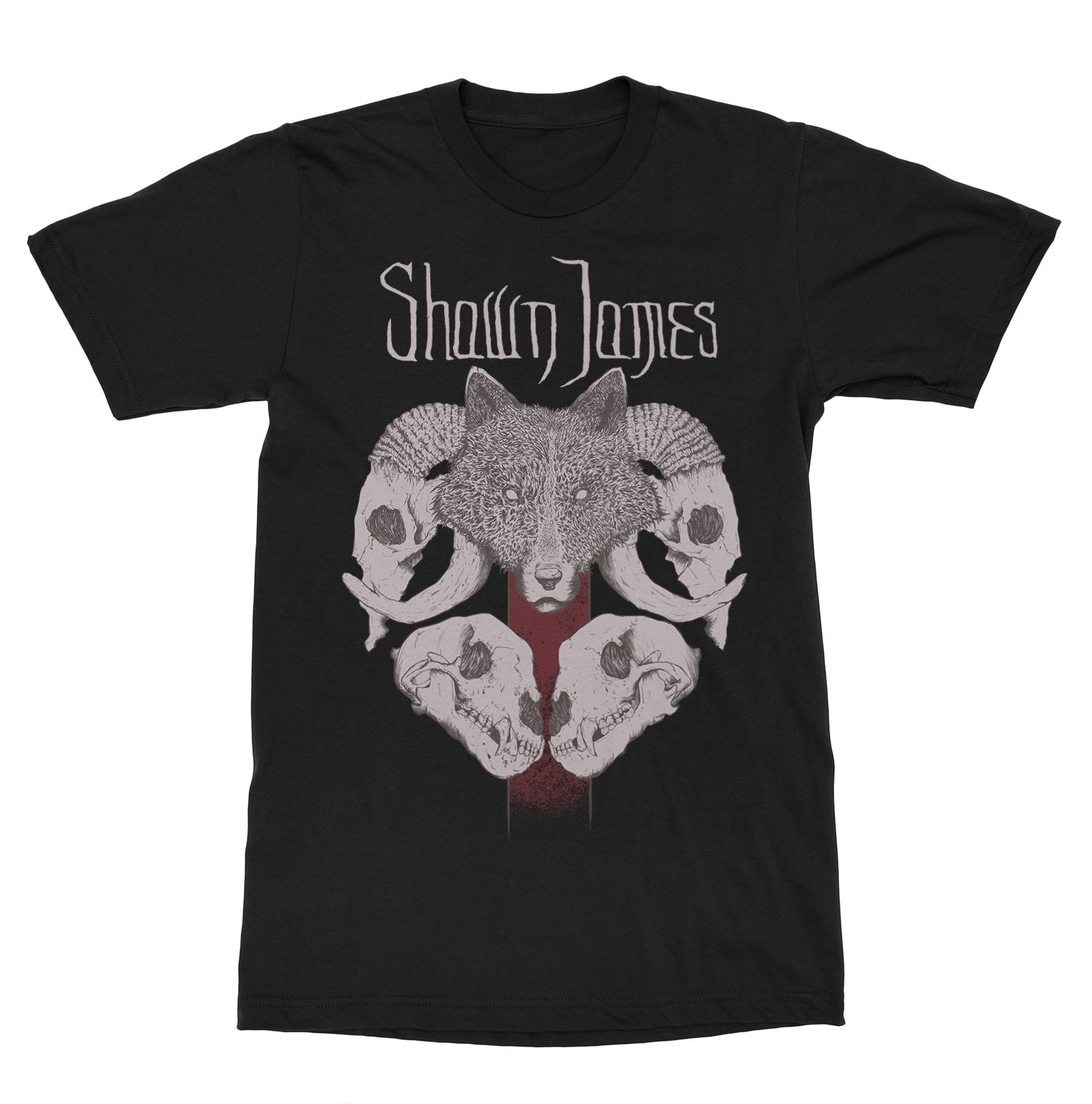 Shawn James "Wolf Skull" TShirt