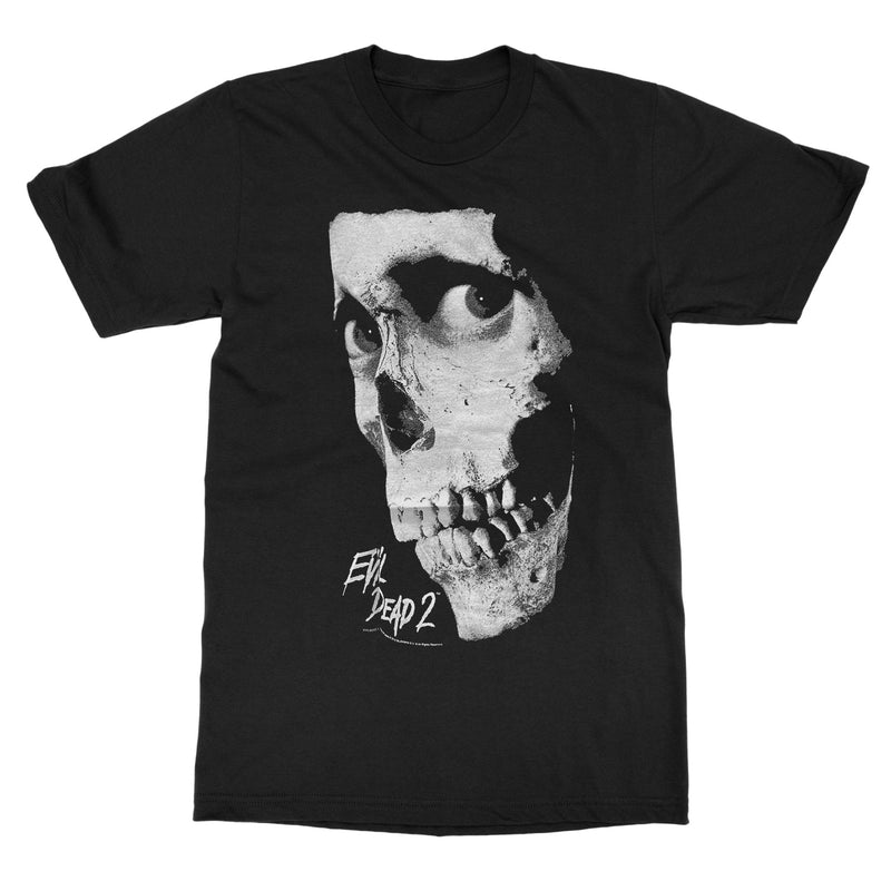 Evil Dead 2 (1987) "Dead by Dawn Black and White Poster" T-Shirt
