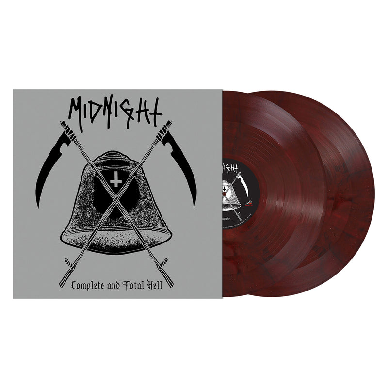 Midnight "Complete and Total Hell (Red / Black Marbled Vinyl)" 2x12"