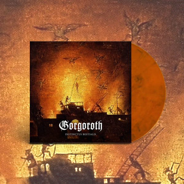 Gorgoroth "Instinctus Bestialis (Transparent orange/black marbled vinyl)" Limited Edition 12"