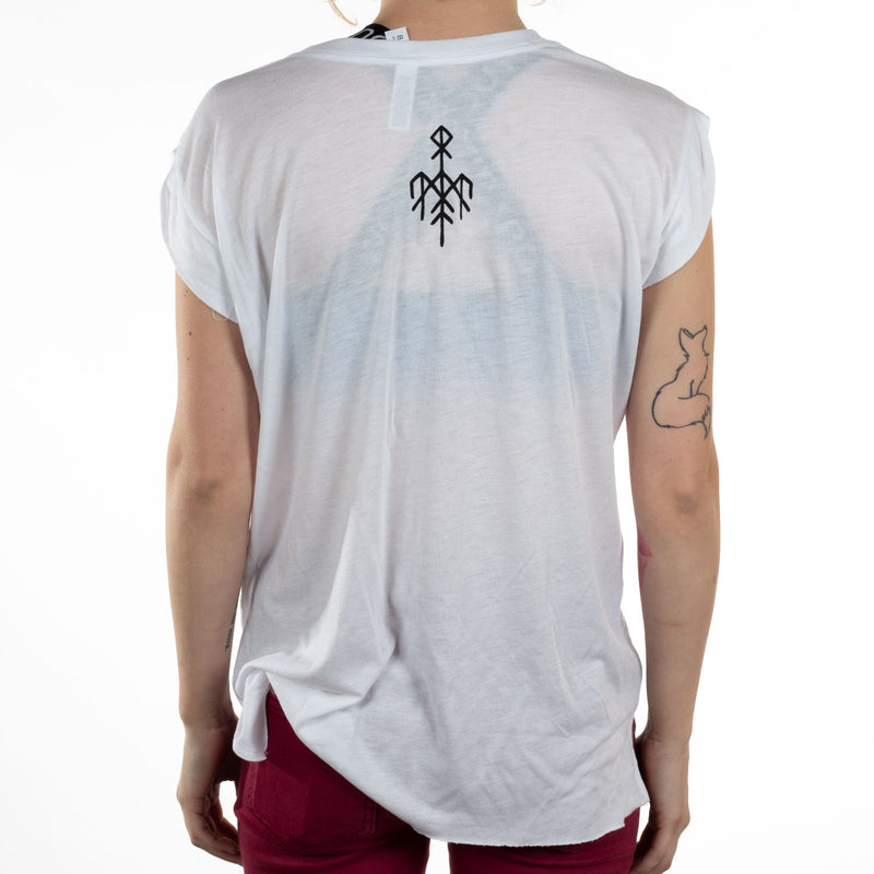 Wardruna "Odin Sleeveless (White)" Girls T-shirt