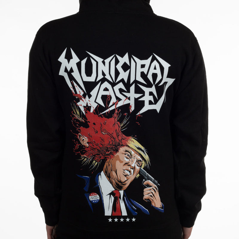 Municipal Waste "Trump Walls Of Death" Zip Hoodie