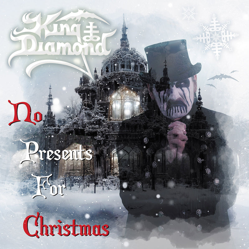 King Diamond "No Presents for Christmas (Black / White Melt Vinyl)" 12"