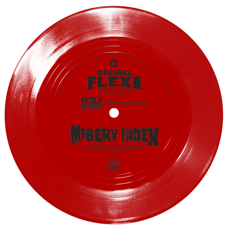 Misery Index "Strategies of Manipulation Flexi vinyl 7"" 7"