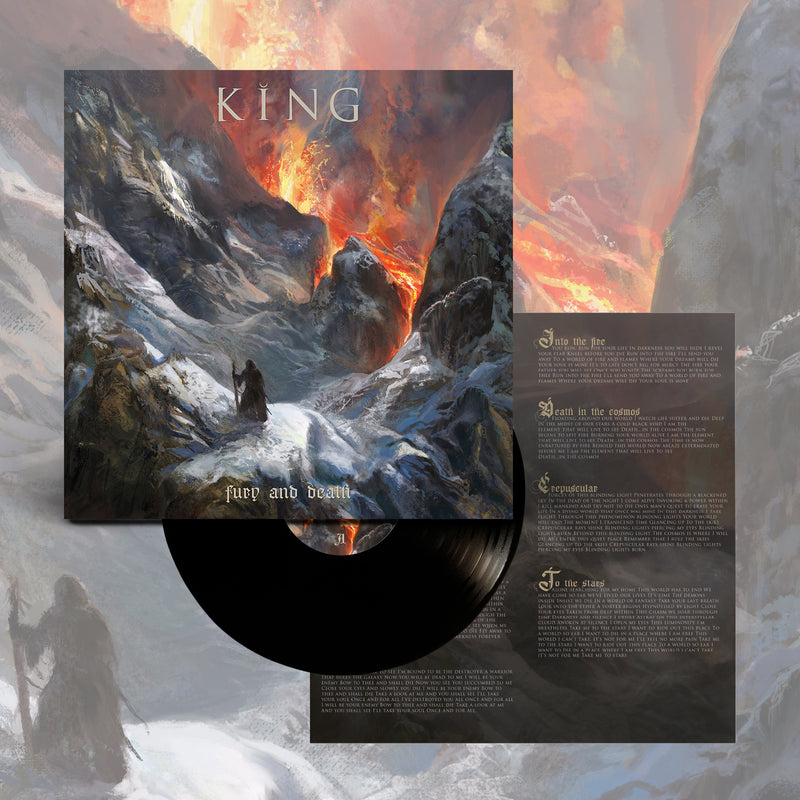 King "Fury and Death (black vinyl)" Limited Edition 12"
