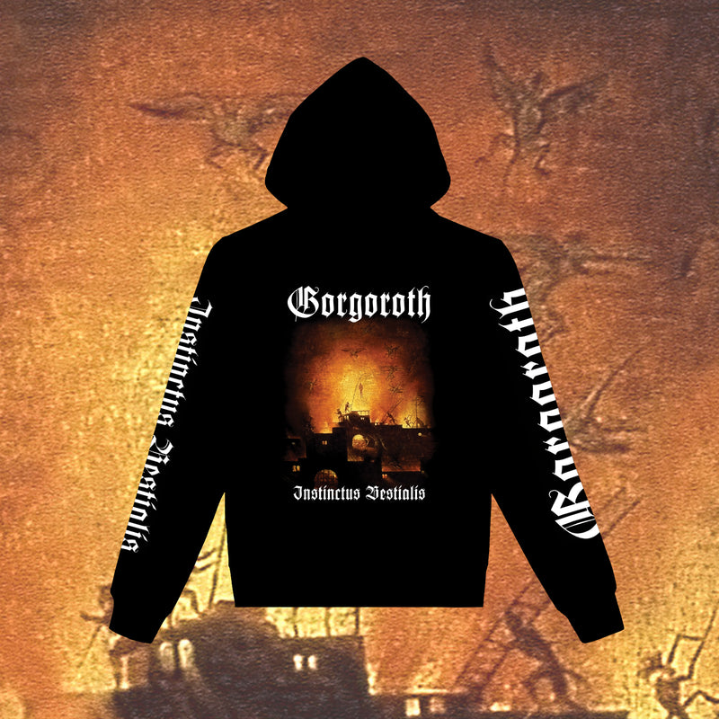 Gorgoroth "Instinctus Bestialis (white logo)" Pullover Hoodie