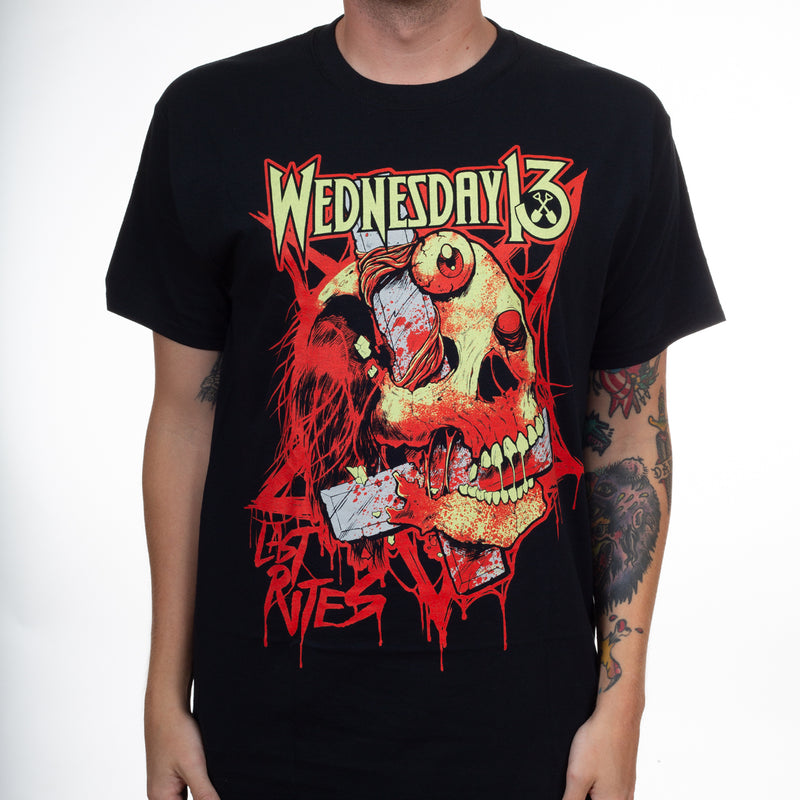 Wednesday 13 "Last Rights Tour tee" T-Shirt