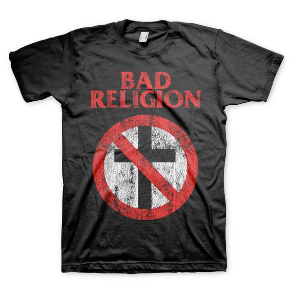 Bad Religion "Distressed Cross Buster Logo" T-Shirt