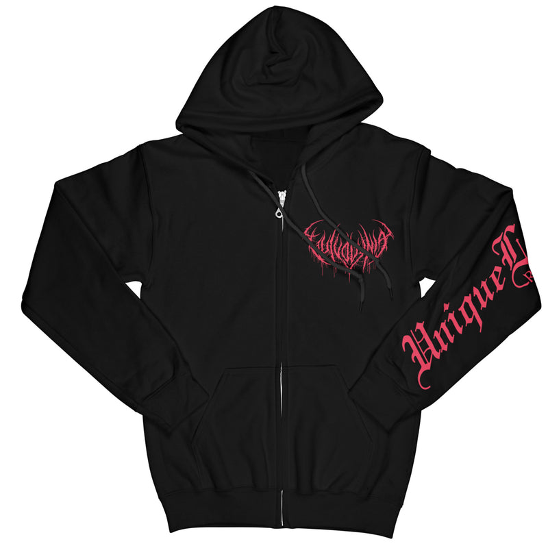 Vulvodynia "Praentuntius Infiniti (Pink)" Zip Hoodie