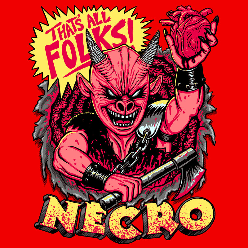 Necro "That's All Folks" Girls T-shirt