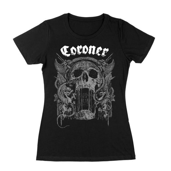 Coroner "Skull 2022 Tour" Girls T-shirt