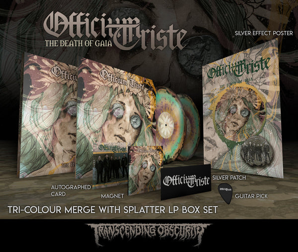 Officium Triste (Netherlands) "The Death Of Gaia (Merge LP Box set)" Limited Edition Boxset