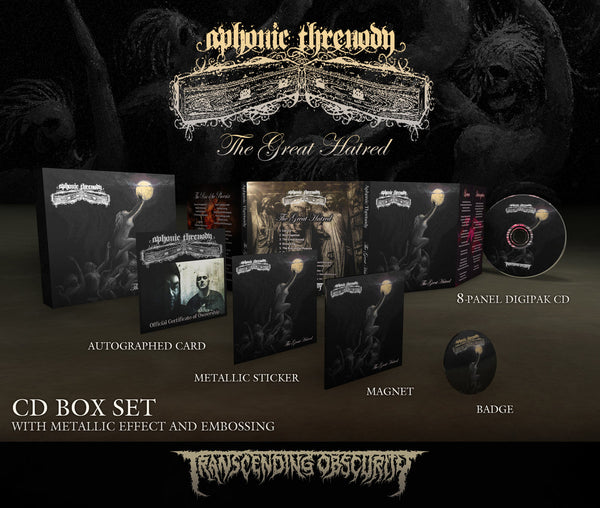 Aphonic Threnody (International) "The Great Hatred - CD Box set" Limited Edition Boxset