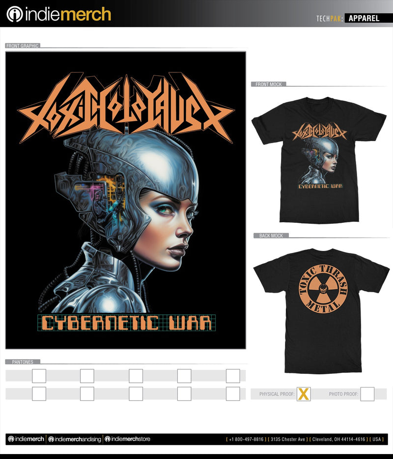 Toxic Holocaust "Cybernetic War" T-Shirt