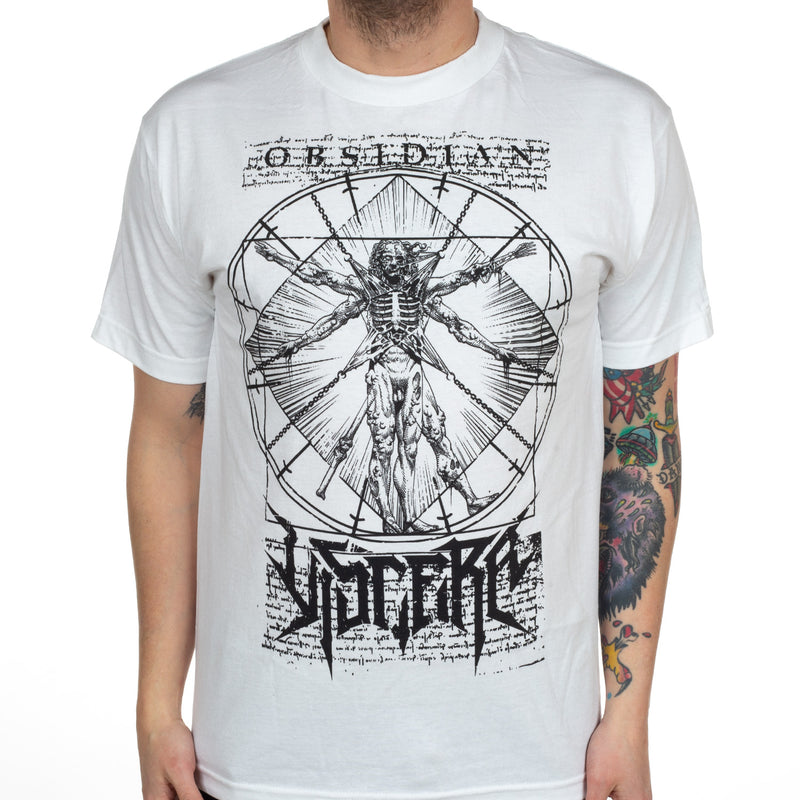 Viscera "Flailed Vitruvian Man (White)" T-Shirt