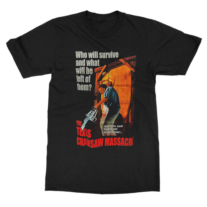 Texas Chainsaw Massacre "Bizarre & Brutal Crimes!" T-Shirt
