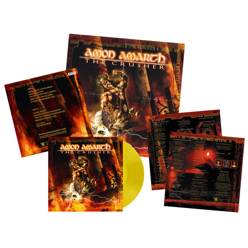 Amon Amarth "The Crusher - Yellow LP" 12"