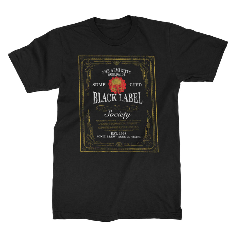 Black Label Society "Red Skull 20 Years" T-Shirt