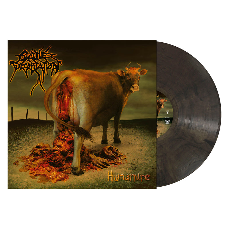 Cattle Decapitation "Humanure (Black Smoke Marbled Vinyl)" Bundle