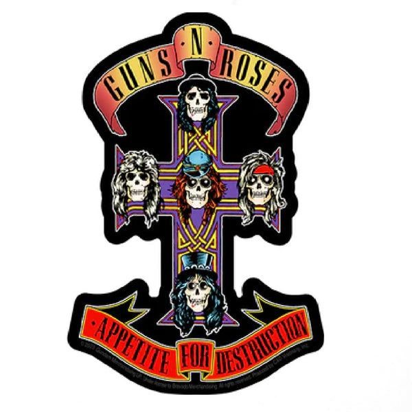 Guns N' Roses "Die-Cut Skull Cross"
