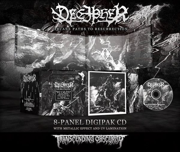 Transcending Obscurity "DECIPHER - Arcane Paths To Resurrection" Limited Edition CD
