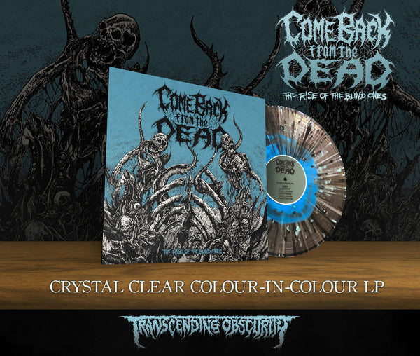 Come Back From The Dead (Spain) "The Rise Of The Blind Ones Crystal Clear LP" Limited Edition 12"