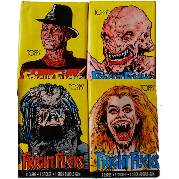 Fright Flicks "Sealed Card Pack" Trading Cards
