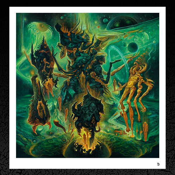 Dan Seagrave "Nucleus. Album cover" Prints