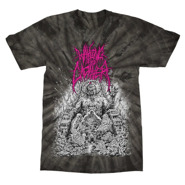 Waking The Cadaver "Authority Through Intimidation Dye" Limited Edition T-Shirt