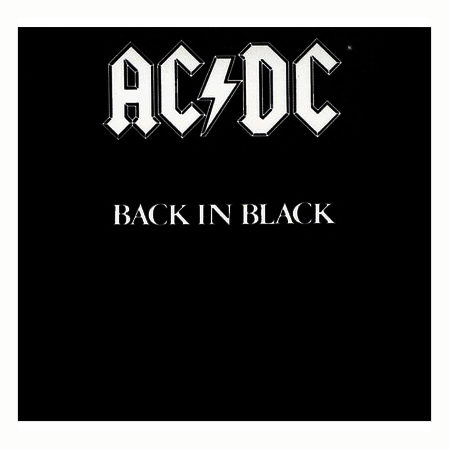AC/DC "Back In Black" Stickers & Decals